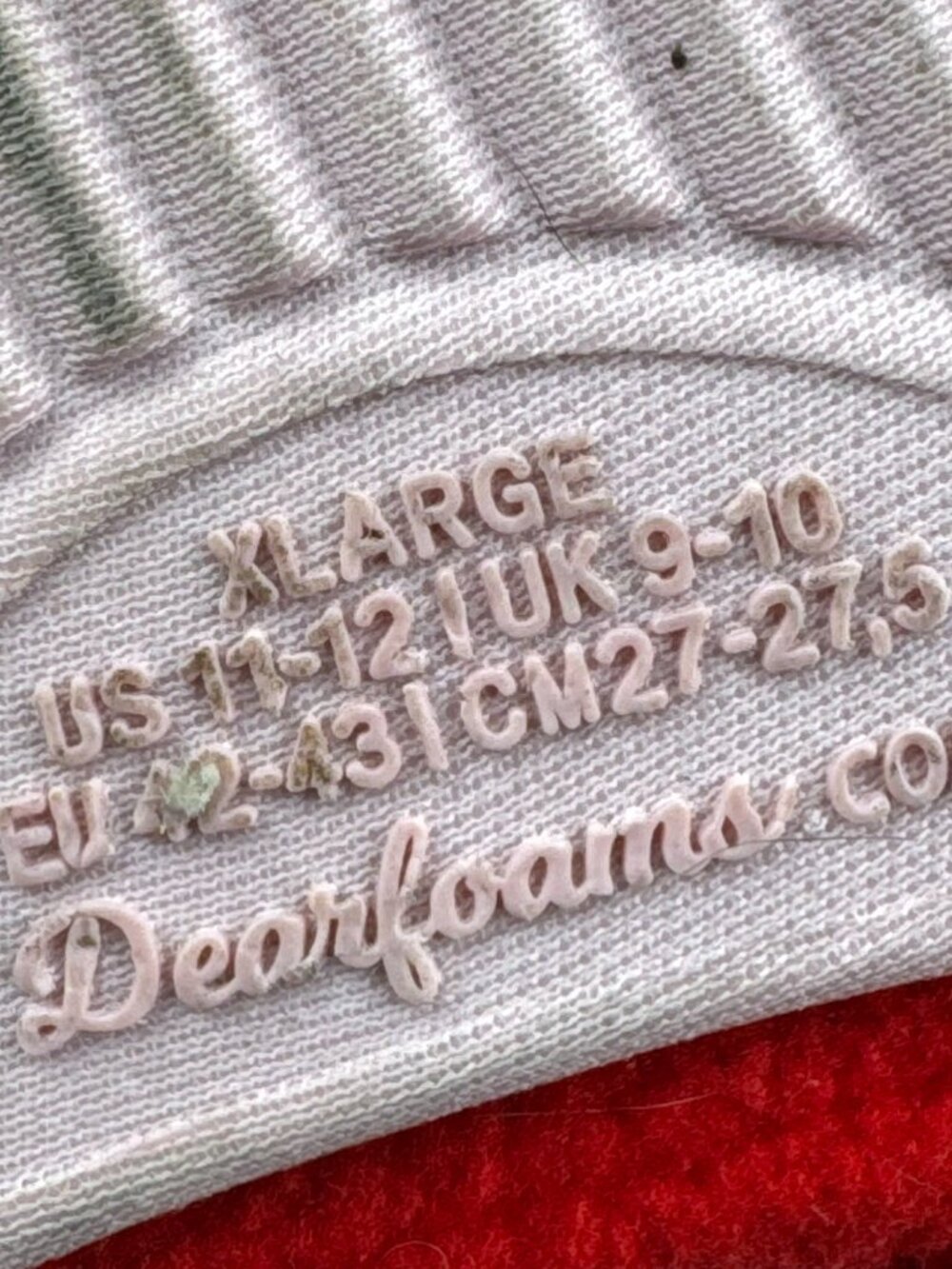Dearfoams Mama Claus Slippers Men's Women's Xl 11-12 Red Sherpa Christmas Candy View 4
